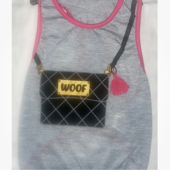 Pet Apparel Dog Shirt With Crossbody Purse Graphic.. Size Small New with Tag - Picture 2 of 7